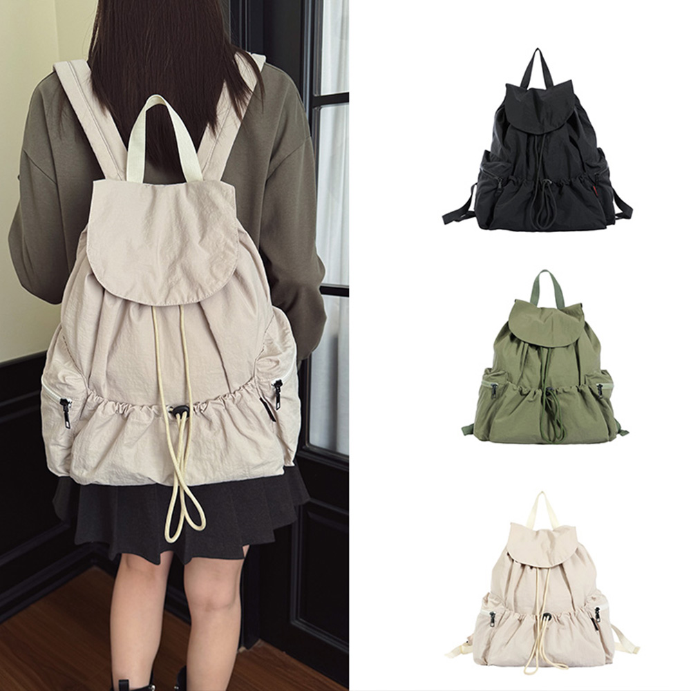 Canvas Backpack Casual - Sac à dos à cordon de