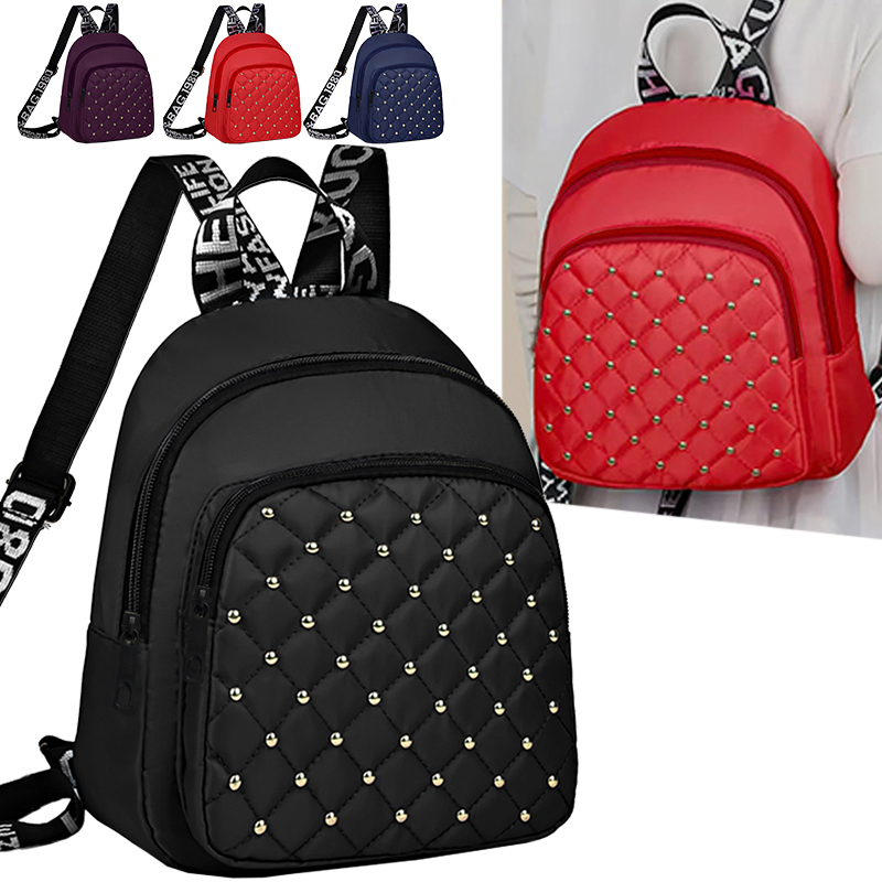 Sac à dos clouté chic et éléga - Canvas Backpack Casual avis et prix